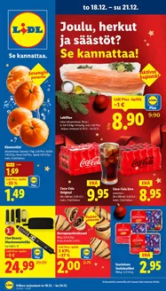 Lidl -luettelo, Oulu | Parhaat tarjouksemme sinulle | 2025-12-15T00:00:00.000Z - 2025-12-24T00:00:00.000Z