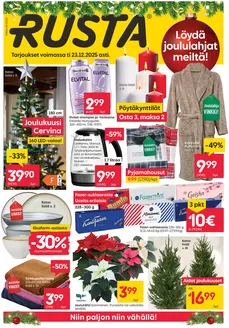 Rusta -luettelo, Pirkkala | Rusta tarjoukset | 2025-12-15T00:00:00.000Z - 2025-12-23T00:00:00.000Z