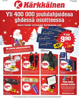 Kärkkäinen -luettelo, Kempele | Näköislehti Kärkkäinen | 2025-12-17T00:00:00.000Z - 2025-12-23T00:00:00.000Z