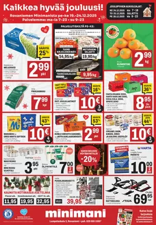Minimani -luettelo, Uimaharju | Säästä nyt tarjouksillamme | 2025-12-19T00:00:00.000Z - 2025-12-24T00:00:00.000Z