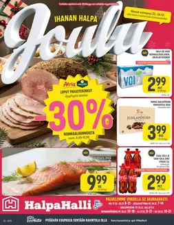 HalpaHalli -luettelo, Vantaa | Huippudiilejä kaikille asiakkaille | 2025-12-22T00:00:00.000Z - 2025-12-24T00:00:00.000Z