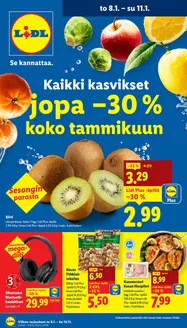 Lidl -luettelo, Ylivieska | Huipputarjouksia kaikille tarjoushaukoille | 2026-01-05T00:00:00.000Z - 2026-01-14T00:00:00.000Z