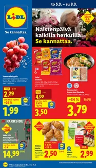 Lidl -luettelo, Kankaanpää | Erikoistarjoukset sinulle | 2026-03-02T00:00:00.000Z - 2026-03-11T00:00:00.000Z