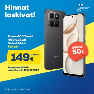 Euronics -luettelo, Espoo | Huippudiilejä kaikille asiakkaille | 2026-03-20T00:00:00.000Z - 2026-04-03T00:00:00.000Z