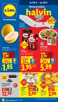 Lidl -luettelo, Kalajoki | Ajankohtaiset diilit ja tarjoukset | 2026-03-23T00:00:00.000Z - 2026-03-31T00:00:00.000Z