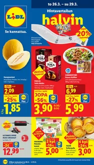 Lidl -luettelo, Alavus | to 26.3. ti 31.3. | 2026-03-26T00:00:00.000Z - 2026-03-31T00:00:00.000Z