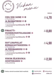 S-Market -luettelo, Kruunupyy | Eksklusiivisia löytöjä | 2026-04-27T00:00:00.000Z - 2026-05-03T00:00:00.000Z