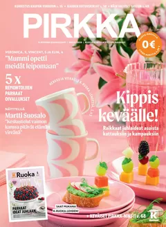 K-Supermarket -luettelo | Pirkka 5/2026 | 2026-05-01T00:00:00.000Z - 2026-05-31T00:00:00.000Z