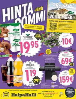 HalpaHalli -luettelo | Ajankohtaisia löytöjä ja tarjouksia | 2026-05-13T00:00:00.000Z - 2026-06-18T00:00:00.000Z