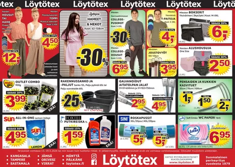Löytötex -luettelo | Löytötex tarjoukset | 2026-05-13T00:00:00.000Z - 2026-05-19T00:00:00.000Z