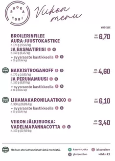 S-Market -luettelo | Eksklusiivisia diilejä asiakkaillemme | 2026-05-18T00:00:00.000Z - 2026-05-24T00:00:00.000Z