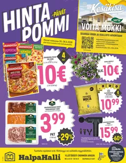 HalpaHalli -luettelo, Heinola | Huipputarjouksia säästöhaukoille | 2026-05-20T00:00:00.000Z - 2026-05-26T00:00:00.000Z