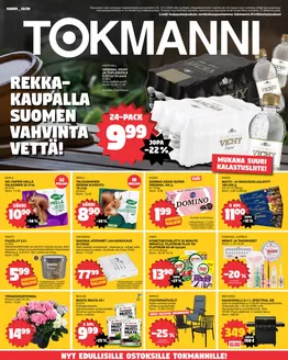 Tokmanni -luettelo | Tarjoussanomat | 2026-05-25T00:00:00.000Z - 2026-05-25T00:00:00.000Z