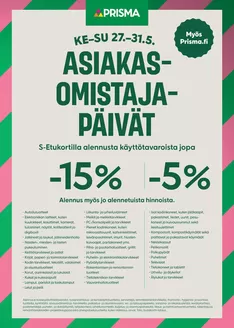 Prisma -luettelo, Kokkola | TOK Prisma AO-päivät 27.-31.5.2026 | 2026-05-27T00:00:00.000Z - 2026-05-31T00:00:00.000Z