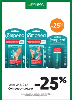 Prisma -luettelo, Kokkola | TOK Prisma Compeed 27.5.-28.7. | 2026-05-27T00:00:00.000Z - 2026-07-28T00:00:00.000Z