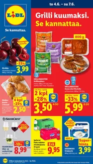 Lidl -luettelo | to 4.6. ke 10.6. | 2026-06-04T00:00:00.000Z - 2026-06-10T00:00:00.000Z