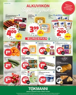 Tokmanni -luettelo | Eurospar ruokasanomat | 2026-06-08T00:00:00.000Z - 2026-06-10T00:00:00.000Z