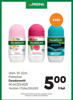 Prisma -luettelo | TOK Prisma Deodorantit 10.-23.6. | 2026-06-10T00:00:00.000Z - 2026-06-23T00:00:00.000Z