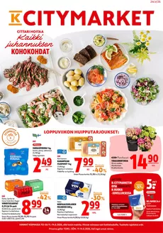 K-Citymarket -luettelo | K-citymarket tarjoukset | 2026-06-11T00:00:00.000Z - 2026-06-14T00:00:00.000Z