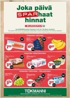 Tokmanni -luettelo, Varkaus | Vk 25 iisalmi avajaistarjoukset eurospar | 2026-06-16T00:00:00.000Z - 2026-06-21T00:00:00.000Z