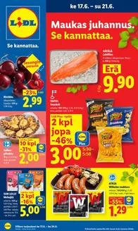 Lidl -luettelo | ke 17.6. ke 24.6. | 2026-06-17T00:00:00.000Z - 2026-06-24T00:00:00.000Z