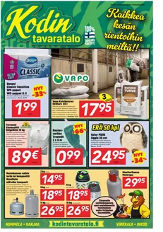 Kodin Tavaratalo -luettelo, Virolahti | Kodin Tavaratalo tarjoukset | 2026-06-25T00:00:00.000Z - 2026-07-09T00:00:00.000Z