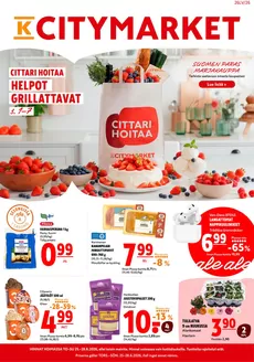 K-Citymarket -luettelo, Loimaa | K-citymarket tarjoukset | 2026-06-25T00:00:00.000Z - 2026-06-28T00:00:00.000Z