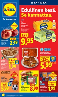 Lidl -luettelo | to 2.7. ke 8.7. | 2026-07-02T00:00:00.000Z - 2026-07-08T00:00:00.000Z