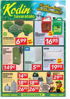 Kodin Tavaratalo -luettelo, Juuka | Kodin Tavaratalo tarjoukset | 2026-07-17T00:00:00.000Z - 2026-07-31T00:00:00.000Z