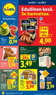 Lidl -luettelo, Espoo | to 23.7. ke 29.7. | 2026-07-23T00:00:00.000Z - 2026-07-29T00:00:00.000Z