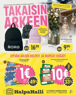 HalpaHalli -luettelo | Huipputarjouksia kaikille tarjoushaukoille | 2026-07-22T00:00:00.000Z - 2026-07-28T00:00:00.000Z