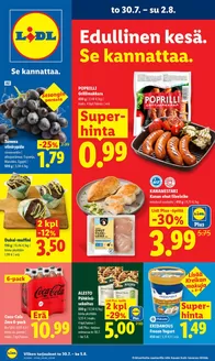 Lidl -luettelo | to 30.7. ke 5.8. | 2026-07-30T00:00:00.000Z - 2026-08-05T00:00:00.000Z
