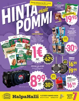 HalpaHalli -luettelo | Ajankohtaiset diilit ja tarjoukset | 2026-07-29T00:00:00.000Z - 2026-08-11T00:00:00.000Z