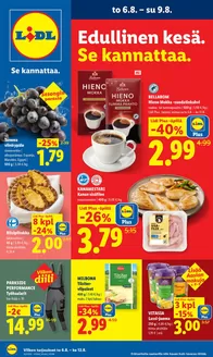 Lidl -luettelo | to 6.8. ke 12.8. | 2026-08-06T00:00:00.000Z - 2026-08-12T00:00:00.000Z