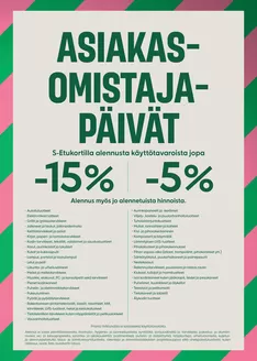 Prisma -luettelo | TOK Prisma AO-päivät ma-su 3.-9.8.2026 | 2026-08-03T00:00:00.000Z - 2026-08-09T00:00:00.000Z