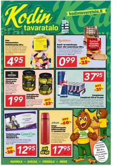 Kodin Tavaratalo -luettelo, Saarijärvi | Kodin Tavaratalo tarjoukset | 2026-08-27T00:00:00.000Z - 2026-09-10T00:00:00.000Z