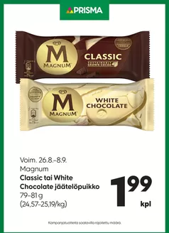 Prisma -luettelo, Pieksämäki | TOK Prisma Magnum 26.8.8.9. | 2026-08-26T00:00:00.000Z - 2026-09-08T00:00:00.000Z