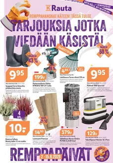 K-Rauta -luettelo, Kuopio | Remppapaivat vko 36 37 | 2026-09-02T00:00:00.000Z - 2026-09-15T00:00:00.000Z