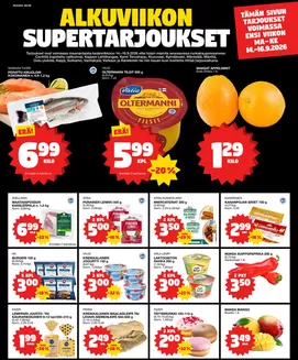 Tokmanni -luettelo | Ruokasanomat | 2026-09-14T00:00:00.000Z - 2026-09-16T00:00:00.000Z