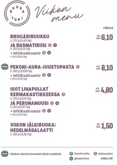 S-Market -luettelo | Säästä nyt tarjouksillamme | 2026-09-14T00:00:00.000Z - 2026-09-20T00:00:00.000Z