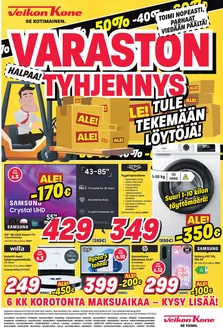Veikon Kone -luettelo, Kinkomaa | Veikon Kone tarjoukset | 2026-09-21T00:00:00.000Z - 2026-10-04T00:00:00.000Z