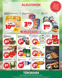 Tokmanni -luettelo, Kauniainen | Eurospar ruokasanomat | 2026-09-21T00:00:00.000Z - 2026-09-23T00:00:00.000Z