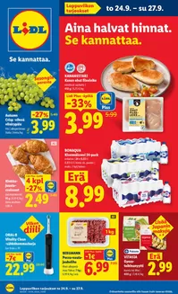 Lidl -luettelo | to 24.9. su 27.9. | 2026-09-24T00:00:00.000Z - 2026-09-27T00:00:00.000Z