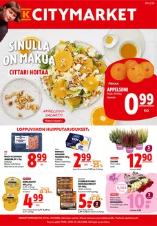 K-Citymarket -luettelo, Riihimäki | K-citymarket tarjoukset | 2026-09-24T00:00:00.000Z - 2026-09-27T00:00:00.000Z