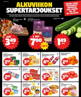 Tokmanni -luettelo | Ruokasanomat | 2026-09-28T00:00:00.000Z - 2026-09-30T00:00:00.000Z