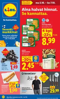 Lidl -luettelo | ma 5.10. ke 7.10. | 2026-10-05T00:00:00.000Z - 2026-10-07T00:00:00.000Z