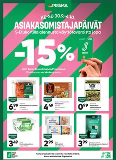 Prisma -luettelo, Imatra | TOK Prisma 30.9.-4.10. | 2026-09-30T00:00:00.000Z - 2026-10-04T00:00:00.000Z