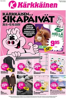 Kärkkäinen -luettelo, Rovaniemi | Näköislehti Kärkkäinen | 2026-09-30T00:00:00.000Z - 2026-10-13T00:00:00.000Z