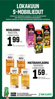 S-Market -luettelo | S-Market tarjoukset | 2026-10-01T00:00:00.000Z - 2026-10-31T00:00:00.000Z