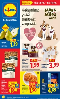 Lidl -luettelo | ma 12.10. ke 14.10. | 2026-10-12T00:00:00.000Z - 2026-10-14T00:00:00.000Z